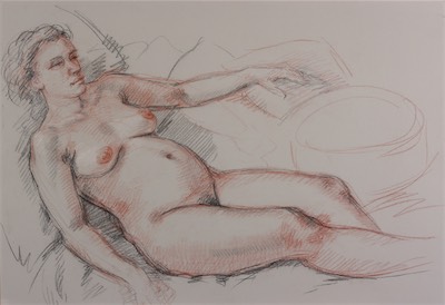 untitled; chalk on paper, 70 x 100 cm, 2008