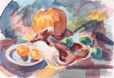 untitled; watercolor, 30 x 42 cm, 2016